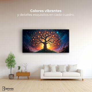 Foto 2 | Foto 2 | Cuadro Decorativo Canvas Árbol Luz Eterna 120x60