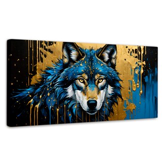 Foto 1 | Foto 1 | Cuadro Decorativo Canvas Lobo Majestuoso 120x60