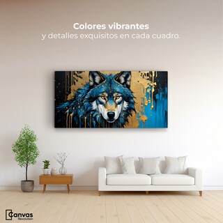 Foto 2 | Foto 2 | Cuadro Decorativo Canvas Lobo Majestuoso 120x60