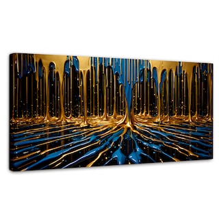 Foto 1 | Foto 1 | Cuadro Decorativo Canvas Simetría Líquida 120x60