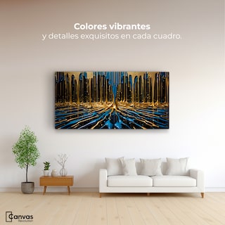 Foto 2 | Foto 2 | Cuadro Decorativo Canvas Simetría Líquida 120x60
