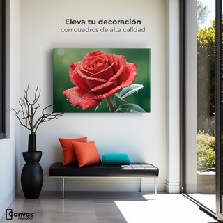 Foto 3 | Foto 3 | Cuadro Decorativo Canvas Brillo Rosa Luz 90x60
