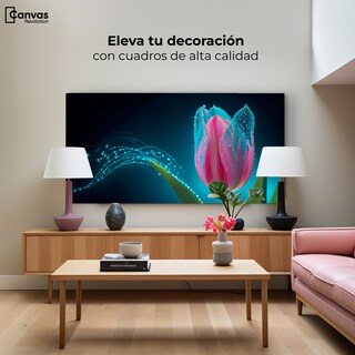 Foto 1 | Foto 1 | Cuadro Decorativo Canvas Tulipanes Fragancia 120x60