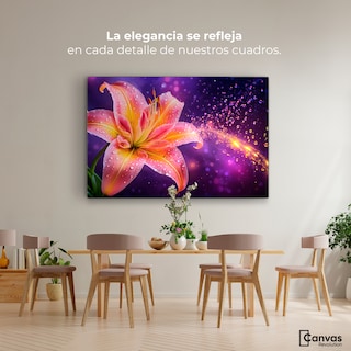 Foto 2 | Foto 2 | Cuadro Decorativo Canvas Lirio Celestial 90x60