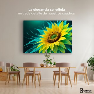 Foto 2 | Foto 2 | Cuadro Decorativo Canvas Fulgor De Girasol 90x60