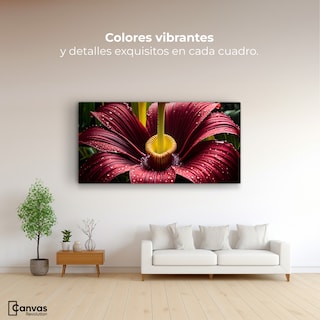 Foto 2 | Foto 2 | Cuadro Decorativo Canvas Eterna Flor Extraña 120x60
