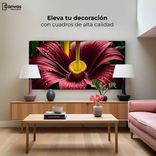 Foto 3 | Foto 3 | Cuadro Decorativo Canvas Eterna Flor Extraña 120x60