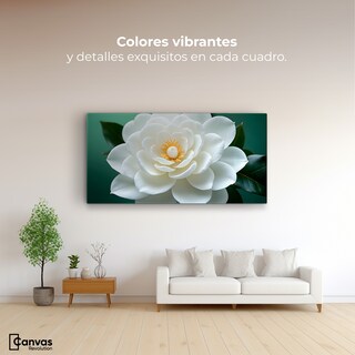 Foto 2 | Foto 2 | Cuadro Decorativo Canvas Camelia Eterna Flor 120x60