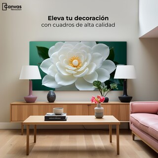 Foto 3 | Foto 3 | Cuadro Decorativo Canvas Camelia Eterna Flor 120x60