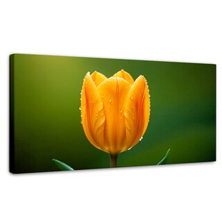 Foto 1 | Foto 1 | Cuadro Decorativo Canvas Tulipán En Verde 120x60