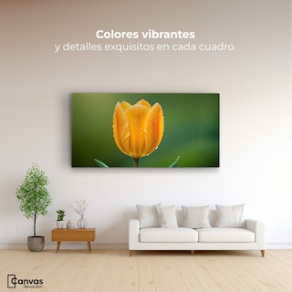 Foto 2 | Foto 2 | Cuadro Decorativo Canvas Tulipán En Verde 120x60