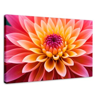 Foto 1 | Foto 1 | Cuadro Decorativo Canvas Dahlia Vibrante 90x60
