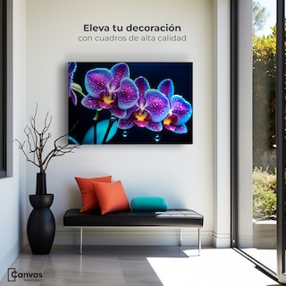 Foto 1 | Foto 1 | Cuadro Decorativo Canvas Aura Hibisco Mágico 90x60