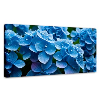 Foto 1 | Foto 1 | Cuadro Decorativo Canvas Hortensia Azulada 120x60