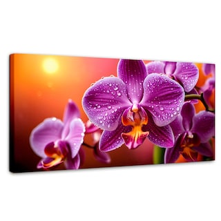 Foto 1 | Foto 1 | Cuadro Decorativo Canvas Orquídea Morada Sol 120x60