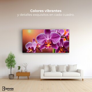 Foto 2 | Foto 2 | Cuadro Decorativo Canvas Orquídea Morada Sol 120x60