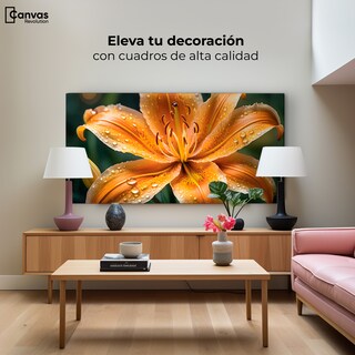 Foto 3 | Foto 3 | Cuadro Decorativo Canvas Lirio Fuego Salvaje 120x60