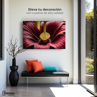 Foto 3 | Foto 3 | Cuadro Decorativo Canvas Eterna Flor Extraña 90x60