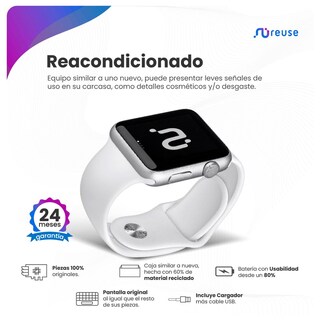 Foto 3 | Foto 3 | Apple Watch S7 Aluminio (41mm) Verde Reacondicionado