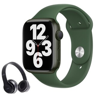 Foto 1 | Foto 1 | Reloj Apple Watch Series 7 41 mm Verde Reacondicionado más Audífonos Bluetooth