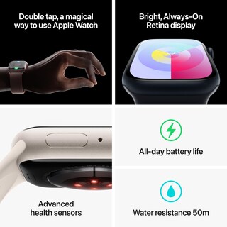 Foto 5 | Foto 5 | Apple Watch Series 9 45 mm Dorado Reacondicionado - Venta Internacional