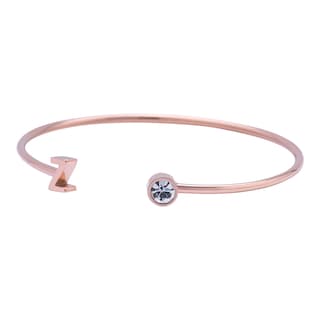 Foto 2 | Foto 2 | Pulsera tipo Brazalete Luckyly Baño de Oro Rosa 18k Sonia Letra Z para Mujer