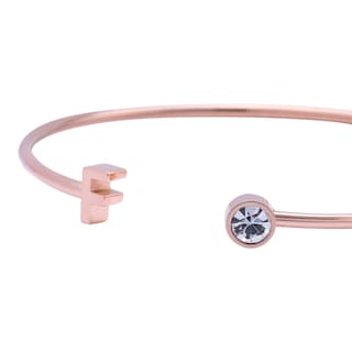 Foto 3 | Foto 3 | Pulsera Luckly Letra F color Oro Rosa para Mujer