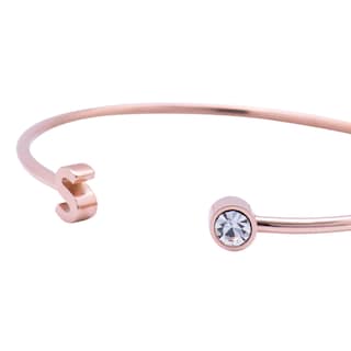 Foto 3 | Foto 3 | Pulsera tipo Brazalete LuckyLy Baño de Oro Rosa 18k Sonia Letra S para Mujer