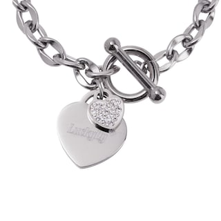 Foto 2 | Foto 2 | Pulsera Mujer con Dijes de Corazón Luckyly, Modelo Uma Plata