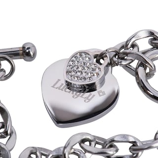 Foto 3 | Foto 3 | Pulsera Mujer con Dijes de Corazón Luckyly, Modelo Uma Plata