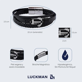 Foto 6 | Foto 6 | Pulsera de Ancla Luckman Liam para Hombre