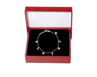Foto 4 | Foto 4 | Pulsera Corazones y Cruces de Oro 10k Horoz Ci186