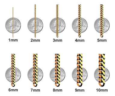 Foto 4 | Foto 4 | Esclava Italiana Figaro 3x1 De 10 Quilates 2.7mm, 18cm