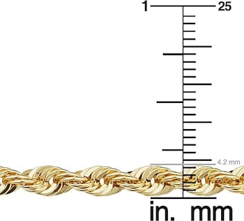 Foto 5 | Foto 5 | Pulso Torsal Hueco De Oro Italiano 14k, Calibre 3.8mm,21.5cm
