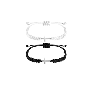 Foto 1 | Foto 1 | Pulsera Para Pareja Cruz Joyeria Acero Inoxidable Regalos