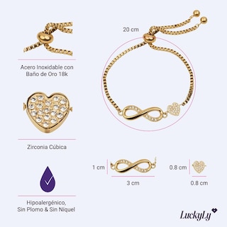 Foto 5 | Foto 5 | Pulsera de Acero Inoxidable Luckyly
