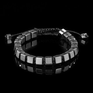 Foto 5 | Foto 5 | Pulsera West Coast Jewelry Con Forma De Cubo De Hematita Para Hombre - Venta Internacional.