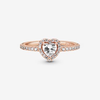 Foto 4 | Foto 4 | Anillo Pandora Sparkling Elevated Heart Oro Rosado 14 K - Venta Internacional