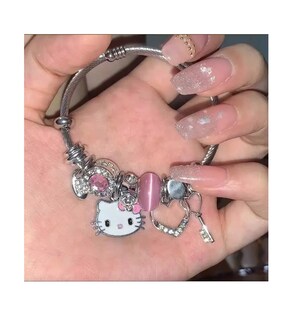 Foto 4 | Foto 4 | Pulsera De Hello Kity Para Dama Color Plata