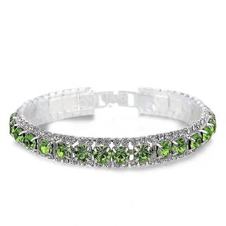 Foto 1 | Foto 1 | Pulseras Cadena Brazaletes Joyería Huoguo Verde Claro Para Mujer - Venta Internacional.