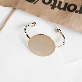 Foto 1 | Foto 1 | Pulsera Huoguo Classic Abierta Cepillada Redonda Chapada En Plata - Venta Internacional.