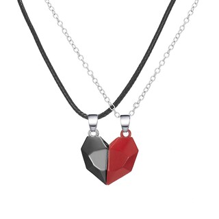 Foto 1 | Foto 1 | Collar Huoguo Con Colgante De Dos Almas Y Un Corazón Para Pareja - Venta Internacional.