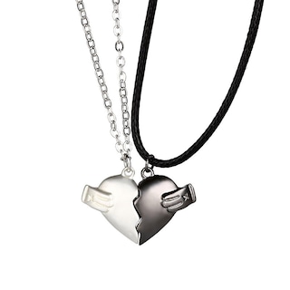 Foto 2 | Foto 2 | Collar Huoguo Con Colgante De Dos Almas Y Un Corazón Para Pareja - Venta Internacional.