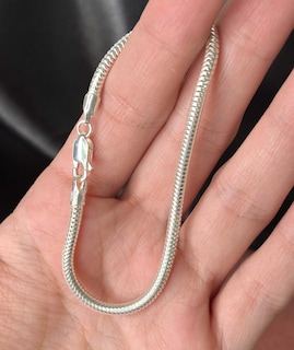 Foto 4 | Foto 4 | Brazalete De Plata .925 Estilo Europeo Para Charms Plateado 9 Cm 18 Cm