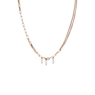 Foto 1 | Foto 1 | Collar de Acero Inoxidable Enso para Mujer Oro Rosa Ejn2125r