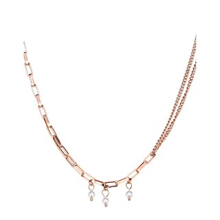 Foto 2 | Foto 2 | Collar de Acero Inoxidable Enso para Mujer Oro Rosa Ejn2125r