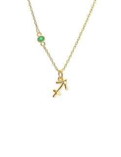 Foto 1 | Foto 1 | Collar de Chapa de Oro 18k Zvezda Signo del Zodíaco Sagitario