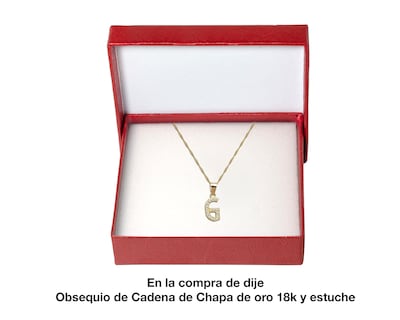 Foto 3 | Foto 3 | Collar con Letra G de Oro 10k Horoz M1728