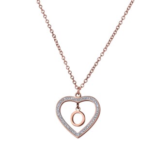 Foto 3 | Foto 3 | Collar con Corazón Luckyly Adina con Letra O