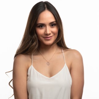 Foto 4 | Foto 4 | Collar con Corazón Luckyly Adina con Letra O